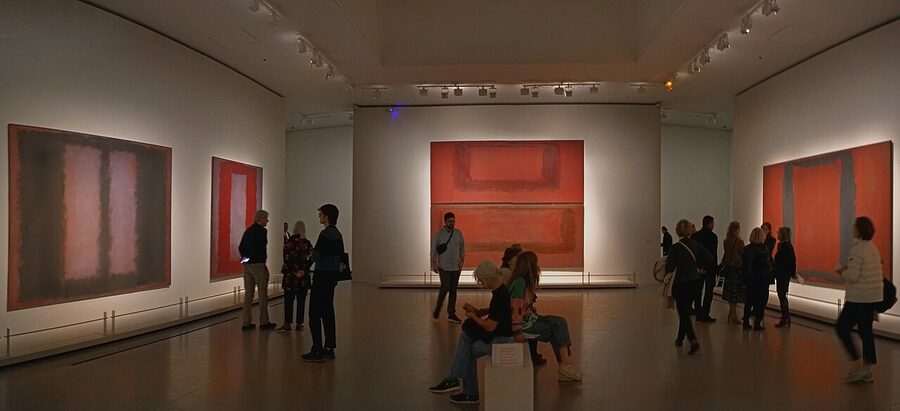 Mark Rothko Seagram Murals shown at Fondation Louis Vuitton 2024