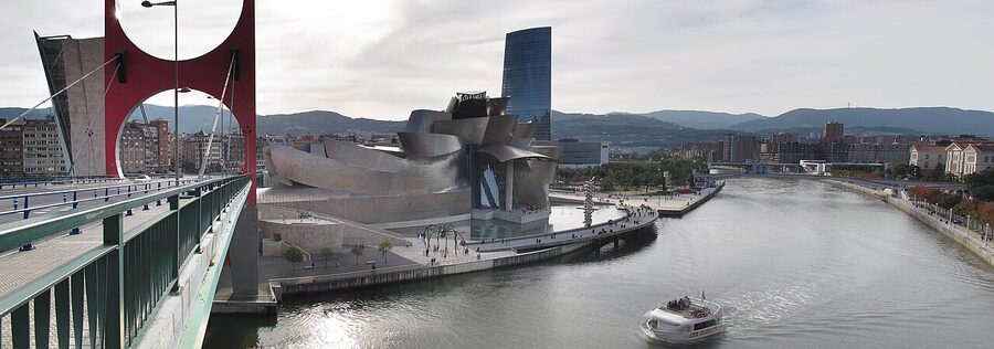 The Guggenheim Museum Bilbao designed by Frank Gehry opened 1997