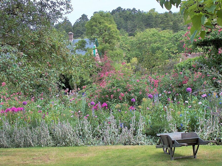 Garden of painter Claude Monet at Giverny
