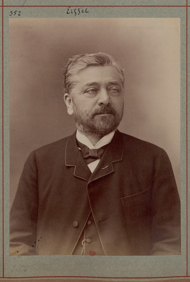 Gustave Eiffel portrait by Nadar 1888