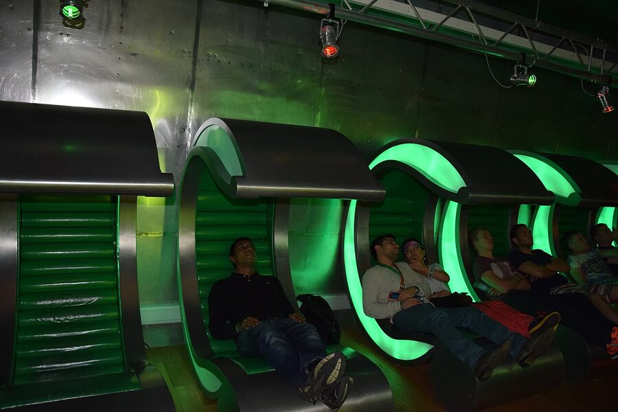 Heineken Experience bottling line exhibit Amsterdam