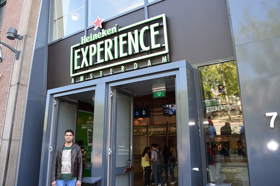 Heineken Experience interior exhibits Amsterdam