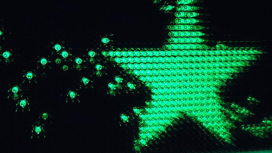 Heineken star glass Amsterdam logo