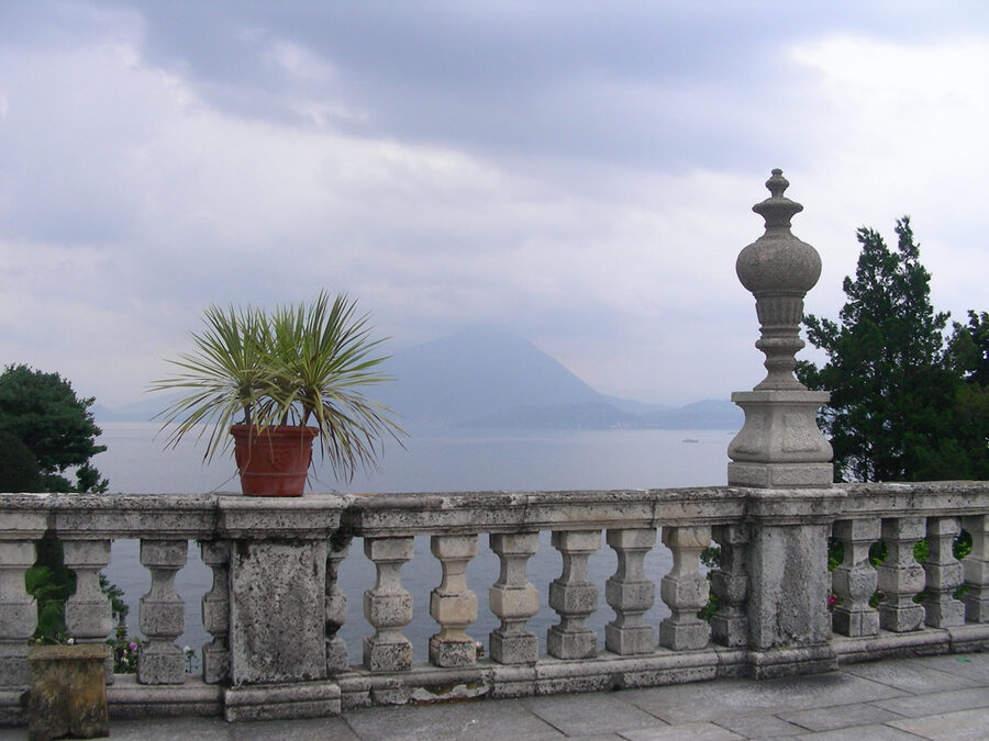 Upper terrace of the Italian baroque garden on Isola Bella