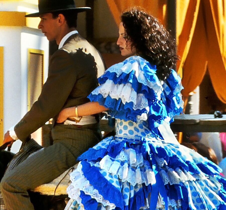 A scene from Feria del Caballo, the Jerez Horse Fair
