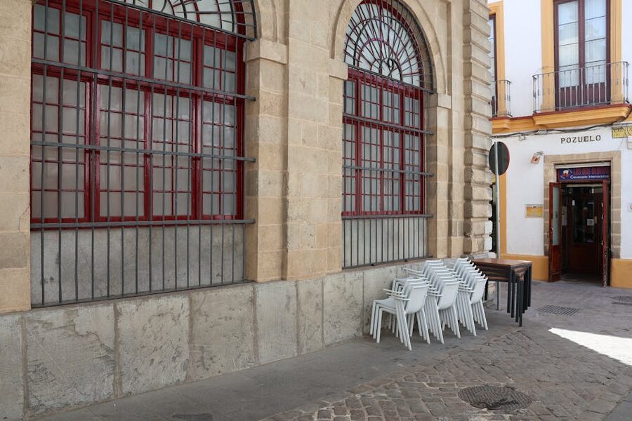 A street scene in Jerez de la Frontera, Spain