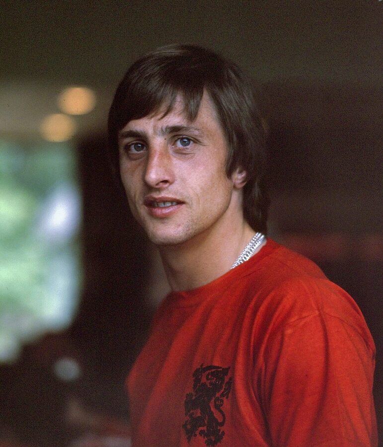 Johan Cruijff in action during the 1974 World Cup