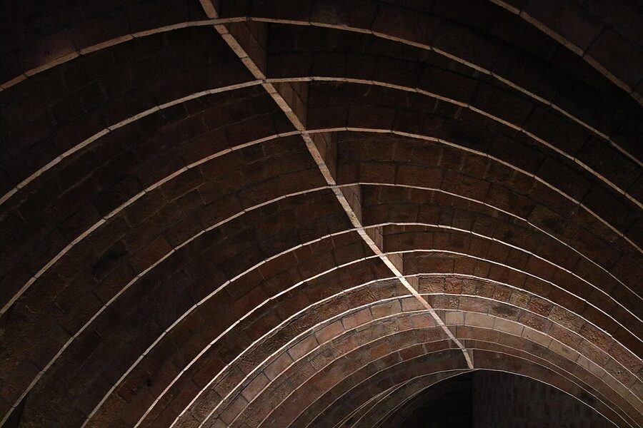 La Pedrera attic catenary arches