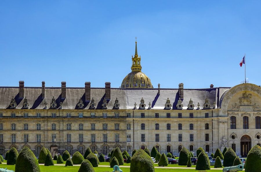 Army Museum facade at Les Invalides Paris