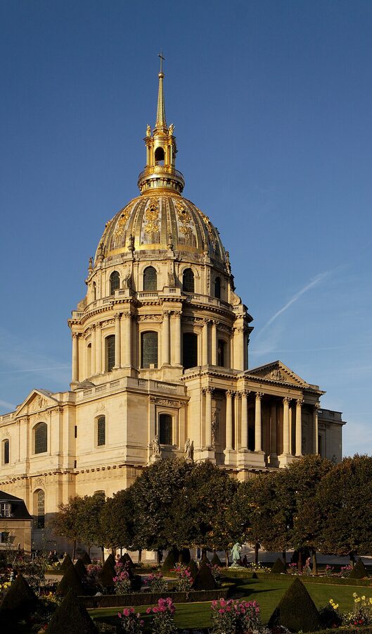 Architectural detail of the Dôme des Invalides