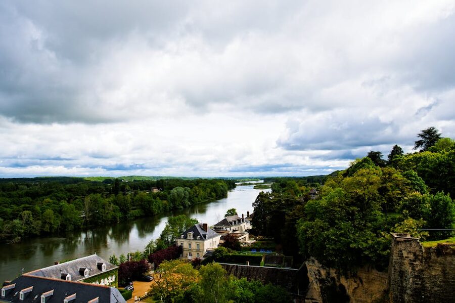 Amboise Loire river greenery France