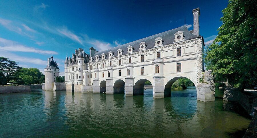 Chenonceau classic frontal view Loire Valley France