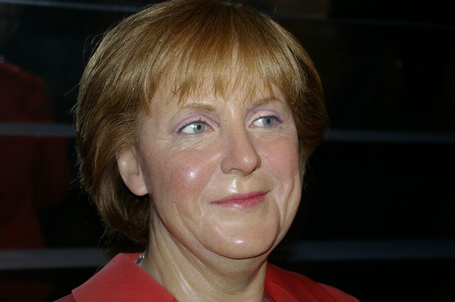 Angela Merkel wax figure in the World Leaders zone