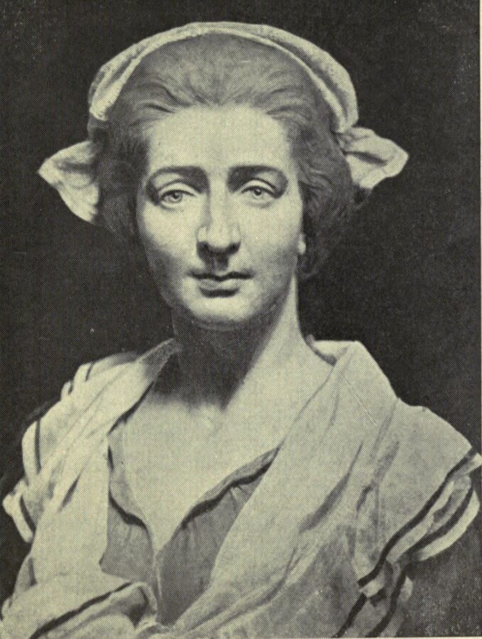 Portrait of Marie Tussaud at age 20