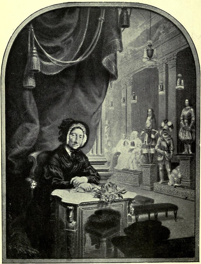 Portrait of Marie Tussaud aged 85