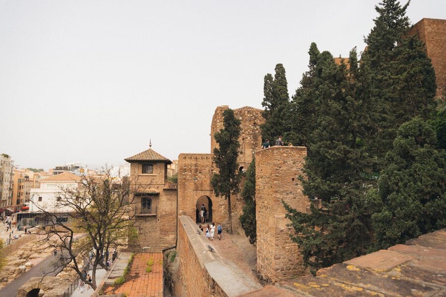 Climbing the Alcazaba of Málaga