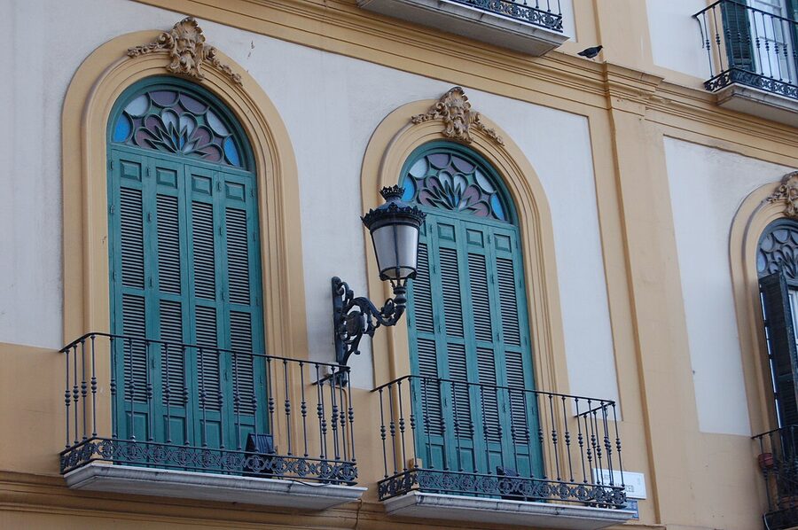 Casa Natal de Pablo Ruiz Picasso birthplace balcony, Plaza de la Merced