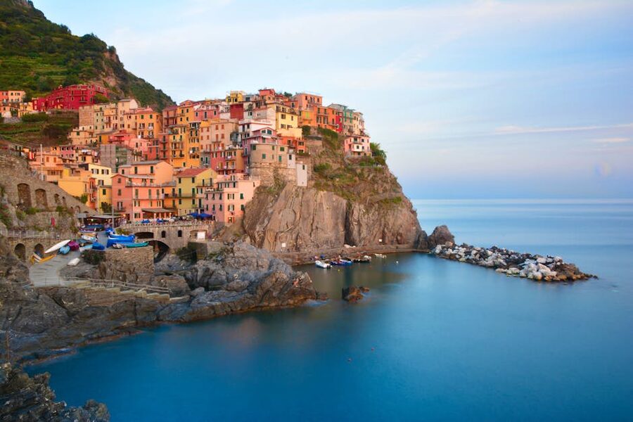 Manarola in the Cinque Terre on the Ligurian coast