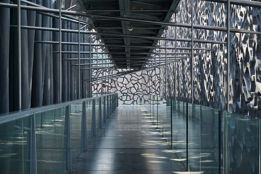 MUCEM passageway architecture corridor