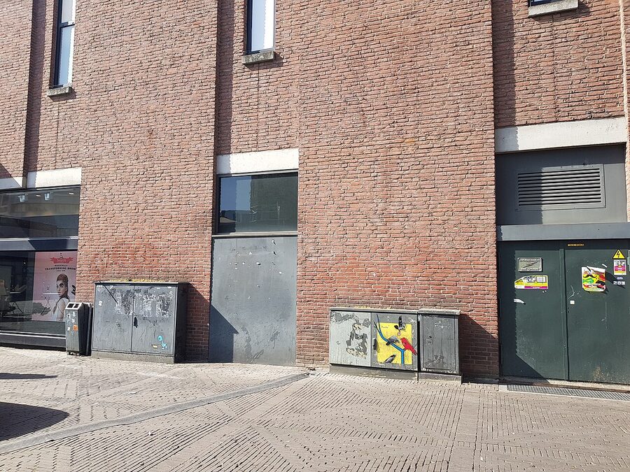 Keith Haring mural in Heerlen Netherlands