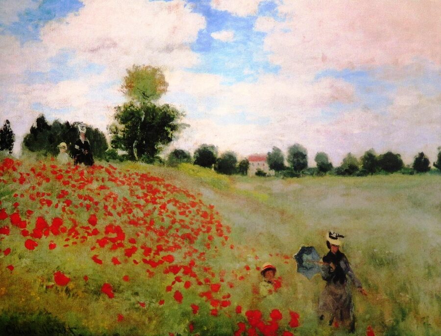 Corn Poppies at Argenteuil by Claude Monet, Musee d'Orsay