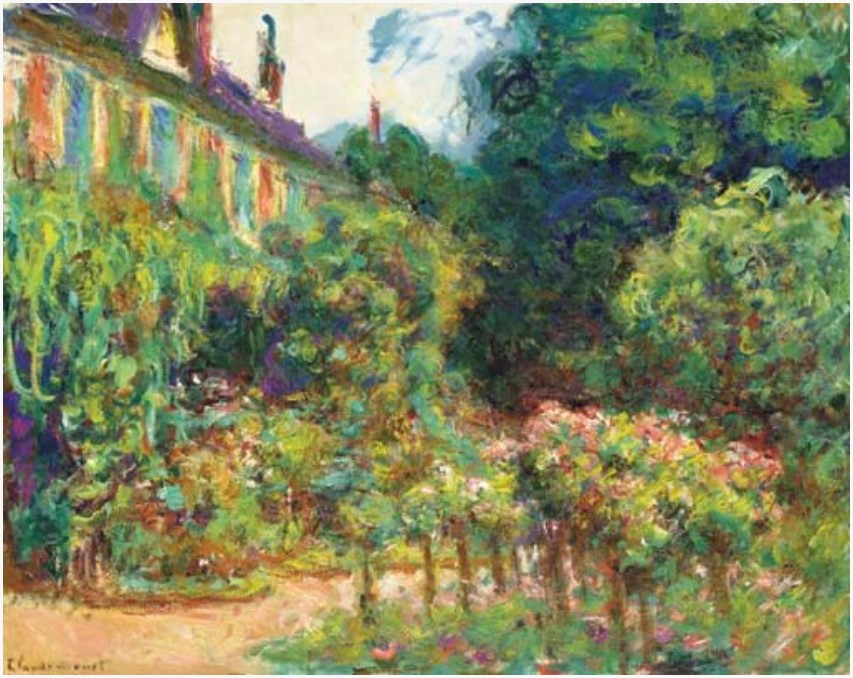 La maison de l'artiste à Giverny by Monet, 1913