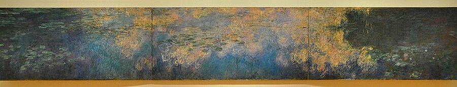 Monet Reflections of Clouds on the Water-Lily Pond at MoMA