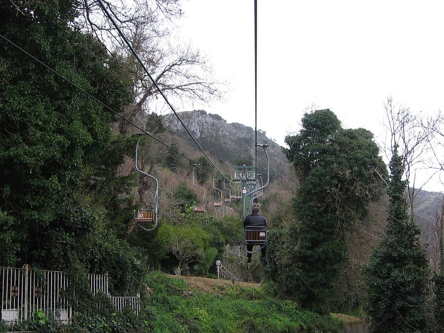 Monte Solaro chairlift in Anacapri