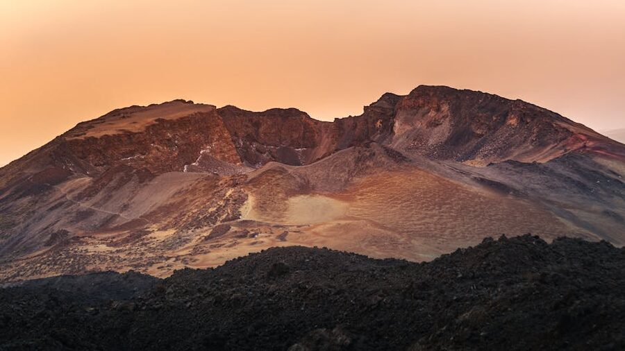 Sunset and Stars from Mount Teide