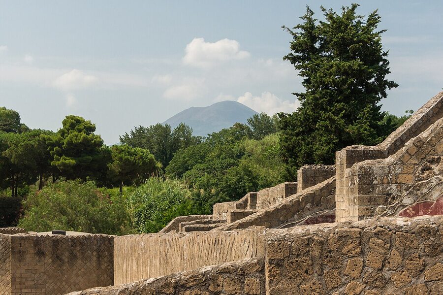 Climbing Vesuvius from Pompeii