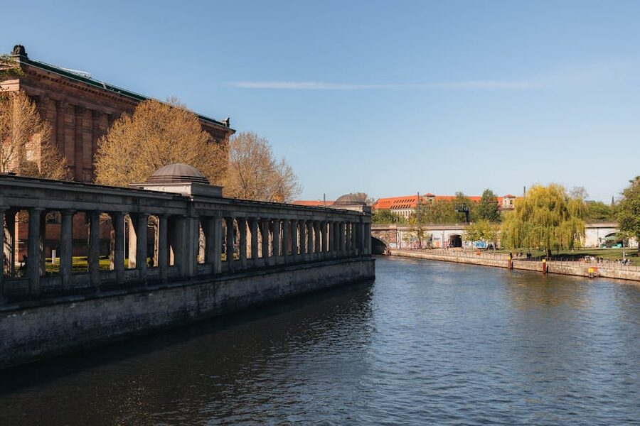 Museum Island Berlin with historic architecture and TV Tower