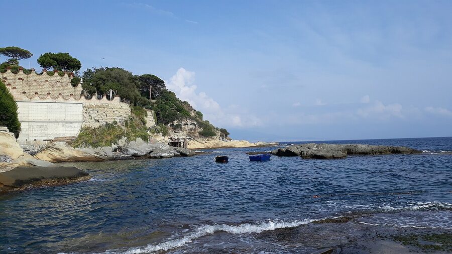 Posillipo coastline Naples