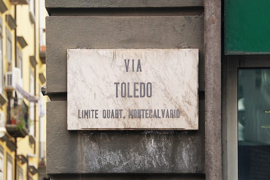 Via Toledo boulevard along the Spanish Quarters Naples