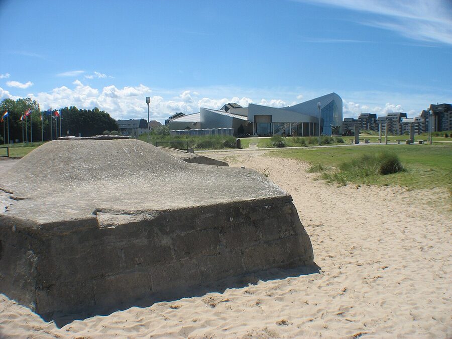 The Juno Beach Centre exterior at Courseulles-sur-Mer Normandy