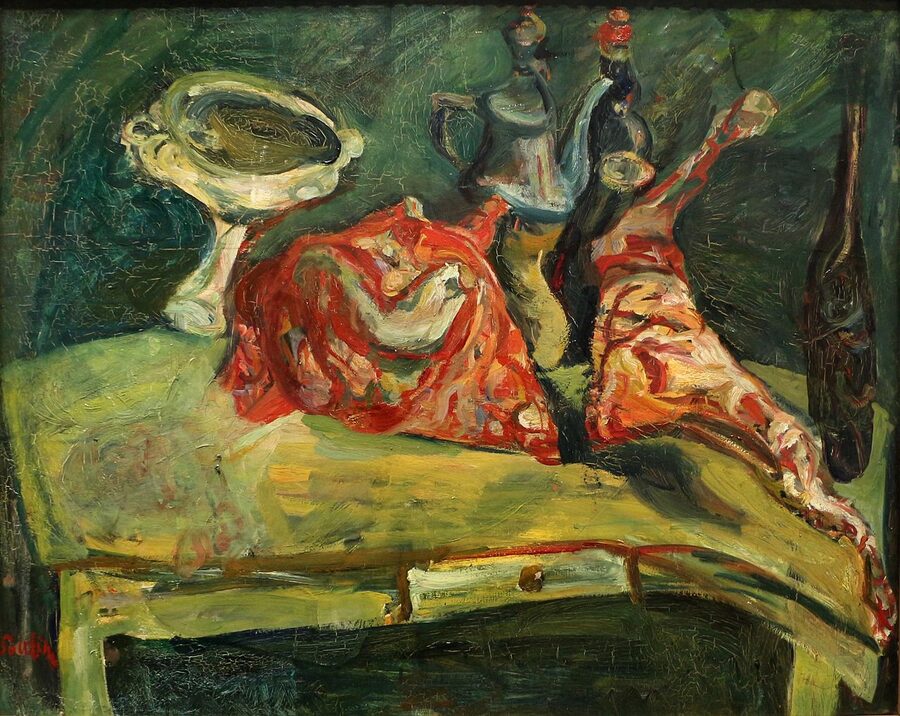 Chaim Soutine La Table c. 1919 in the Orangerie's Walter-Guillaume collection
