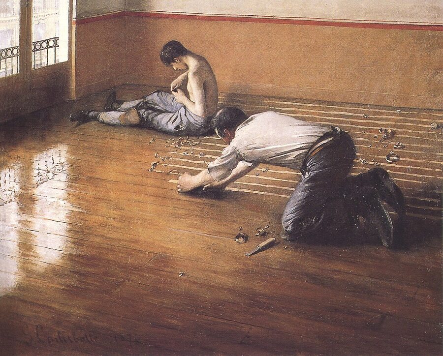 The Floor Scrapers by Gustave Caillebotte 1875