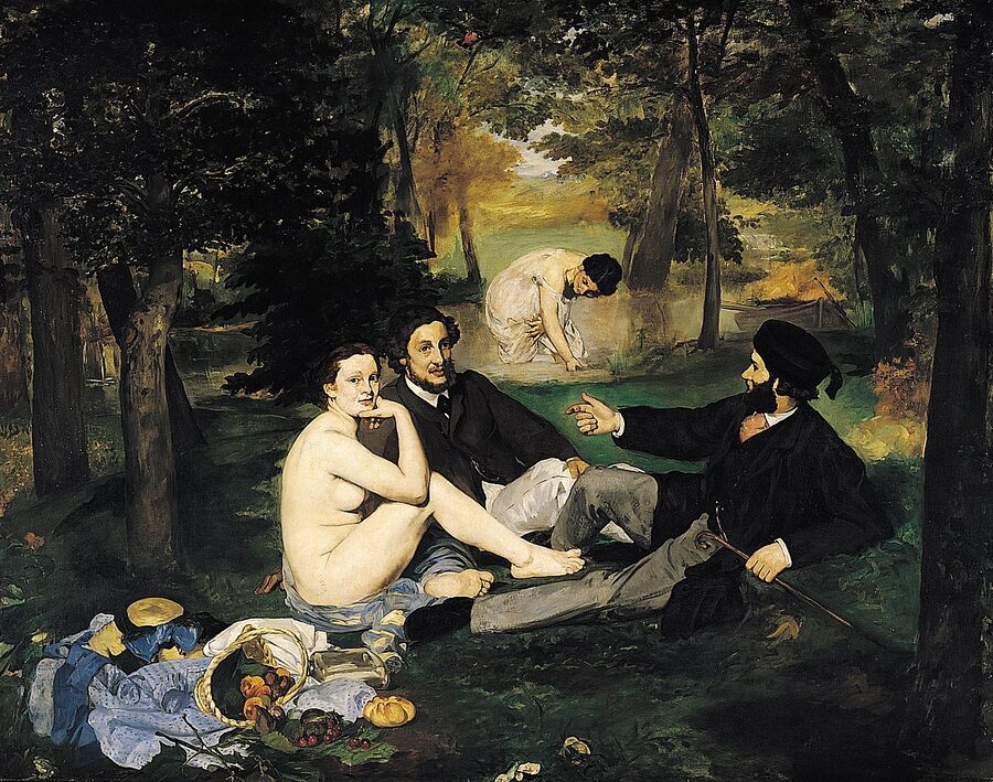 Le Dejeuner sur l'herbe by Edouard Manet 1863