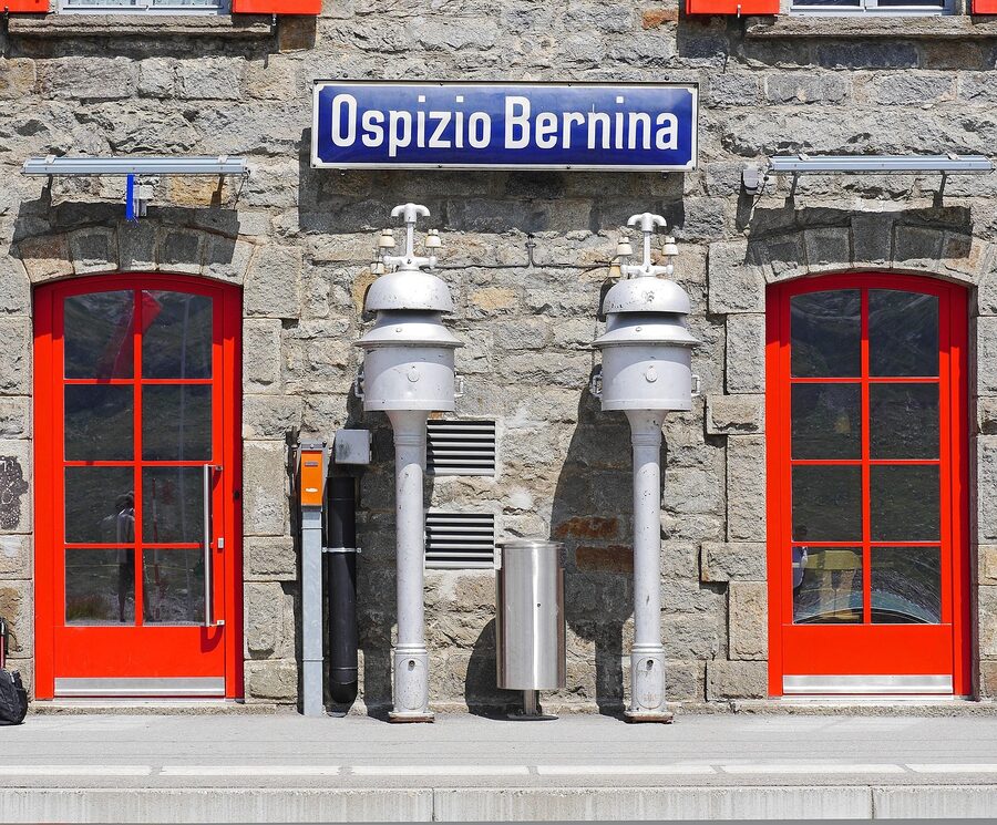 Ospizio Bernina station at 2,253 metres