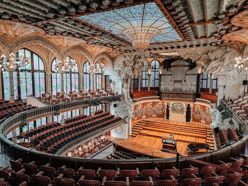 Palau de la Música Catalana interior Barcelona