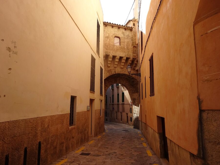 Narrow lane in Palma old town