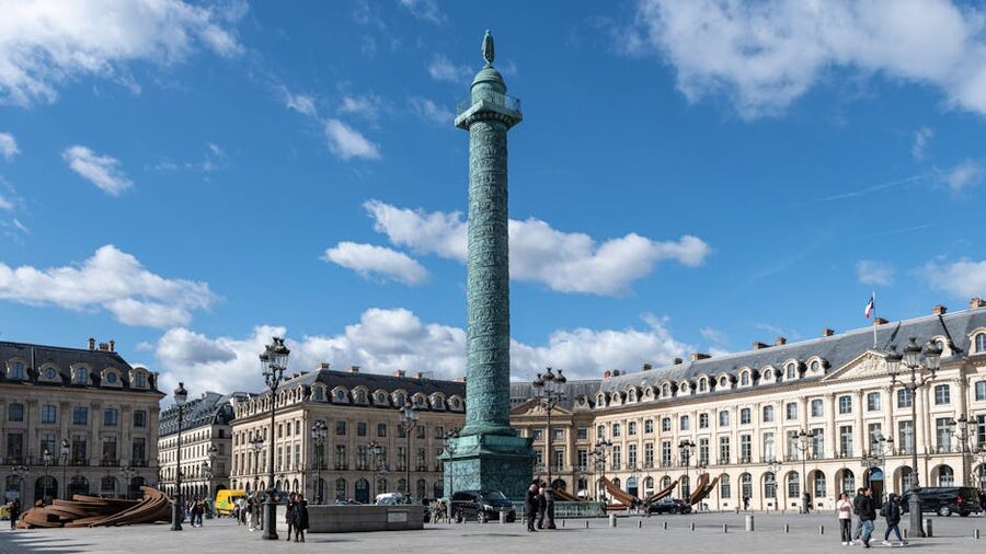 Vendôme Column in Place Vendôme, Paris