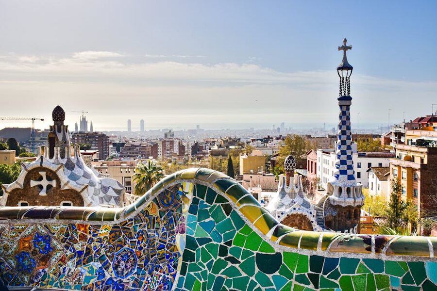 View of Barcelona from Park Guell