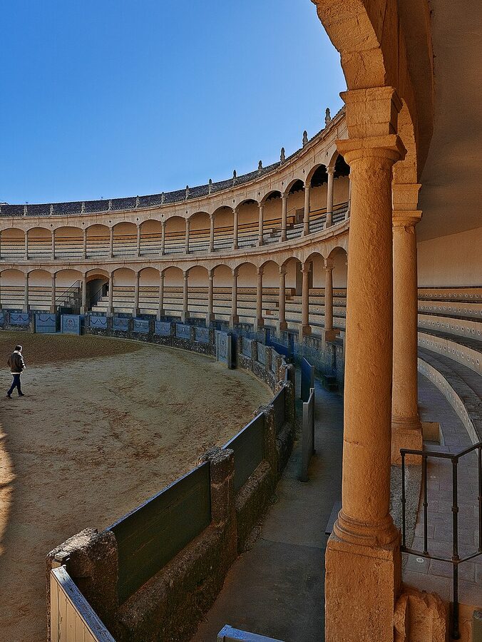 Plaza de Toros bullring of Ronda interior