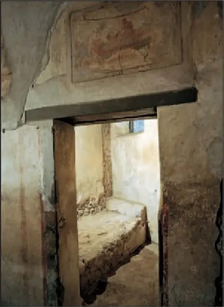Lupanar interior at Pompeii