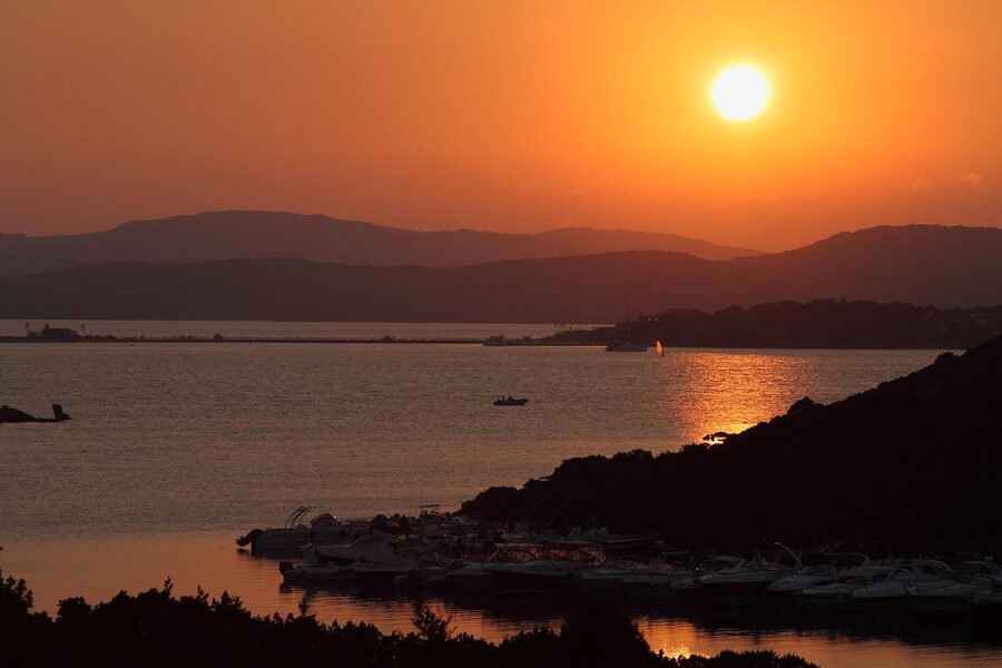 Porto Rafael Palau Sardinia sunset