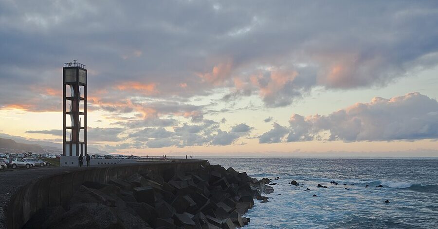 The lighthouse at Puerto de la Cruz, Tenerife