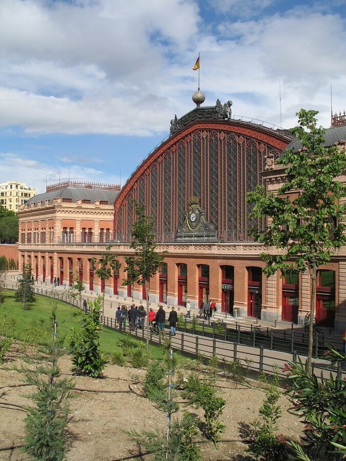 Atocha station tropical garden interior