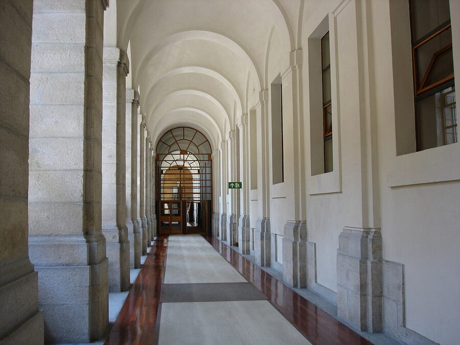 The historic Hospital San Carlos building, now Museo Reina Sofia