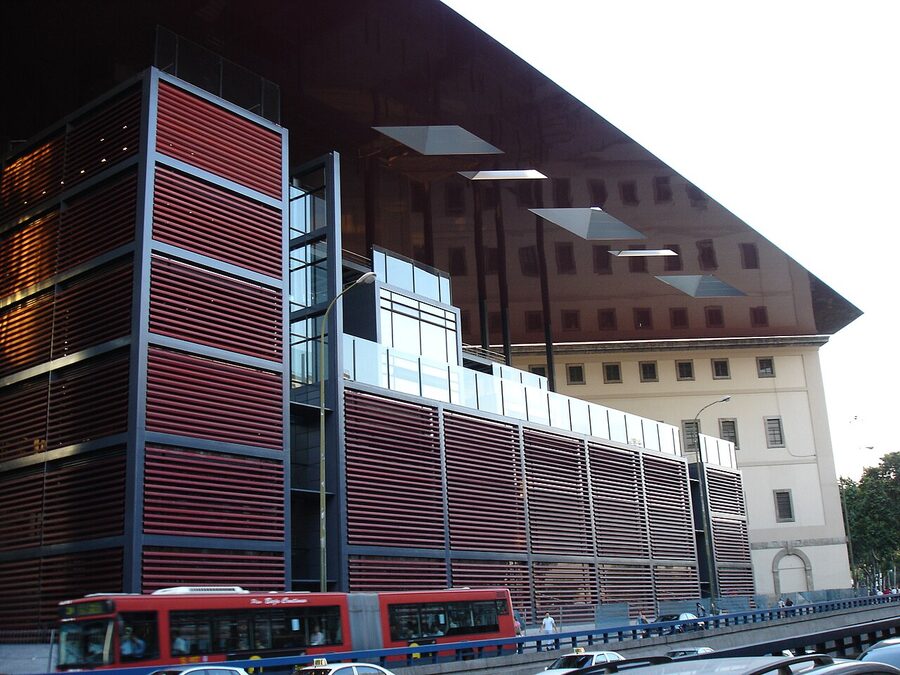 The Jean Nouvel addition to the Reina Sofia museum