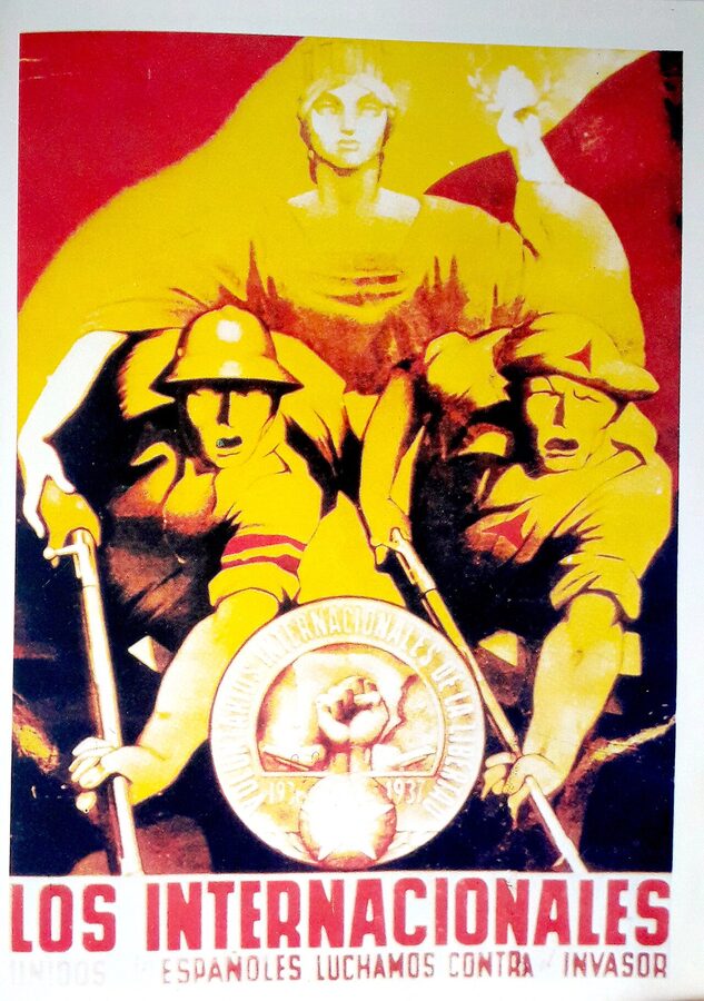Spanish Civil War propaganda poster from 1936-1939